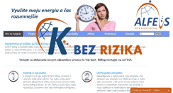 Desktop Screenshot of alfeus.sk